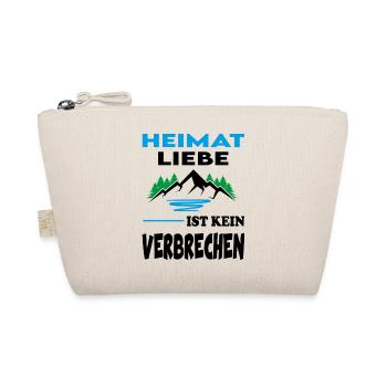 Heimatliebe ist kein Verbrechen Sprüche Berge - Bio-Täschchen - Natur - Vorne