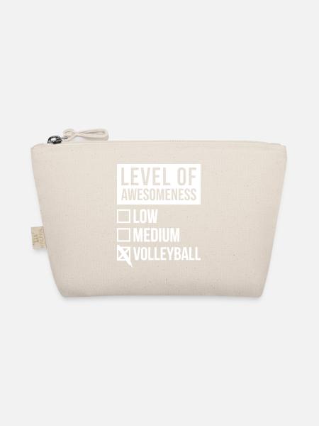 Volleyball Volleyball Volleyball - Bio-Täschchen - Natur