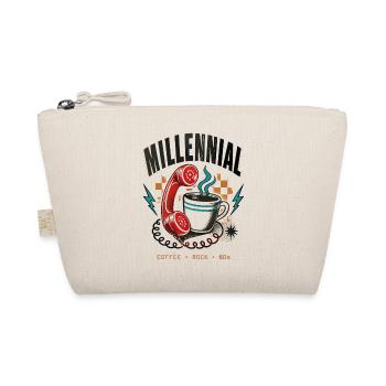 Millennial Café Rock 80er - Bio-Täschchen - Natur - Vorne