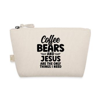 Kaffee Bären Jesus - Bio-Täschchen - Natur - Vorne