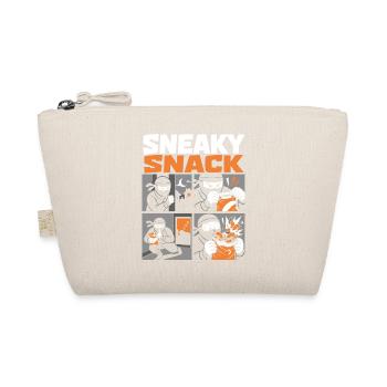 Sneaky Snack – Ninja auf geheimer Snack-Mission - Bio-Täschchen - Natur - Vorne