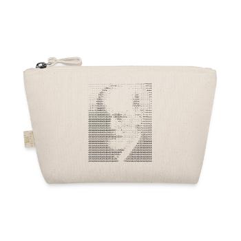 Freud ASCII Kunstporträt - Bio-Täschchen - Natur - Vorne