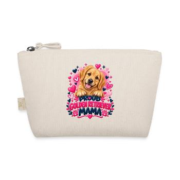 Stolzer Golden Retriever Mama - Bio-Täschchen - Natur - Vorne