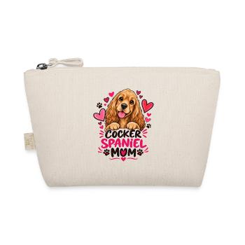 Cocker Spaniel Mamaherzen - Bio-Täschchen - Natur - Vorne