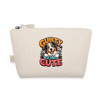 Australian Shepherd - Bio-Täschchen - Natur - Vorne