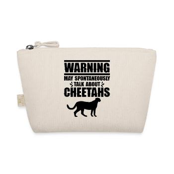 Cheetah Talk Humor - Bio-Täschchen - Natur - Vorne