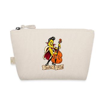 Bite the Beat! – Halloween Rockabilly-Banane - Bio-Täschchen - Natur - Vorne