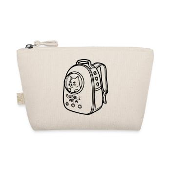 Katzenrucksack Bubble View Logo - Bio-Täschchen - Natur - Vorne