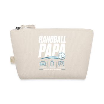 Handballpapa Geschenk – Saison für Saison - Bio-Täschchen - Natur - Vorne