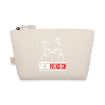 Fuck you Fick dich T Shirt Sprüche Lustige Tiere - Bio-Täschchen - Natur - Vorne