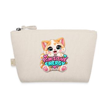 Paw Positive Energie Katze - Bio-Täschchen - Natur - Vorne