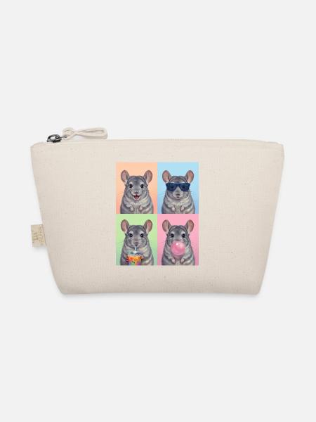 Chinchillas Chinchilla - Bio-Täschchen - Natur