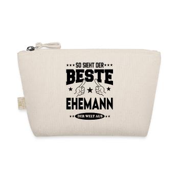 Ehemann Der Beste der Welt Hochzeit Paare Love - Bio-Täschchen - Natur - Vorne