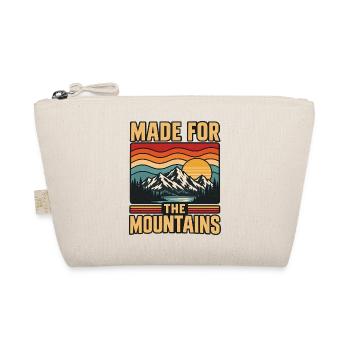 Retro Sunset Mountains Naturliebhaber-Outdoor-Wanderung - Bio-Täschchen - Natur - Vorne