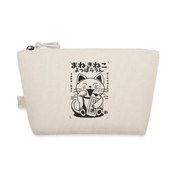 Maneki Neko Witzike Sake Katze - Bio-Täschchen - Natur - Vorne