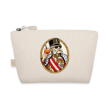 Kaiser Franz Joseph mit Sonnenbrille – K&K - Bio-Täschchen - Natur - Vorne