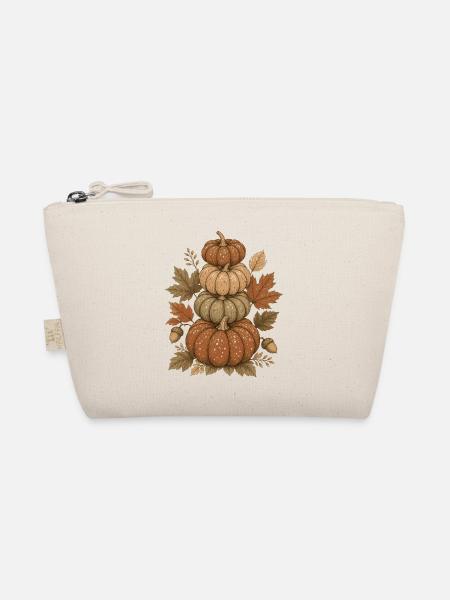 Herbst-Pumpkin-Turm - Bio-Täschchen - Natur