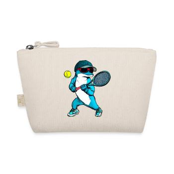 Delfin Tennis - Bio-Täschchen - Natur - Vorne