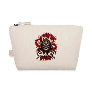 RobVibe Samurai Spirit mit rotem Drachen - Bio-Täschchen - Natur - Vorne