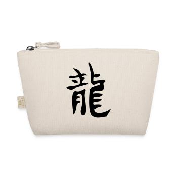Drachen - Kanji - Bio-Täschchen - Natur - Vorne