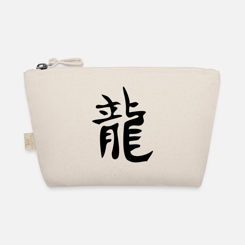 Drachen - Kanji - Bio-Täschchen - Natur
