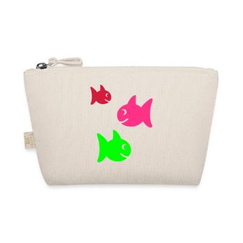 fische - Bio-Täschchen - Natur - Vorne