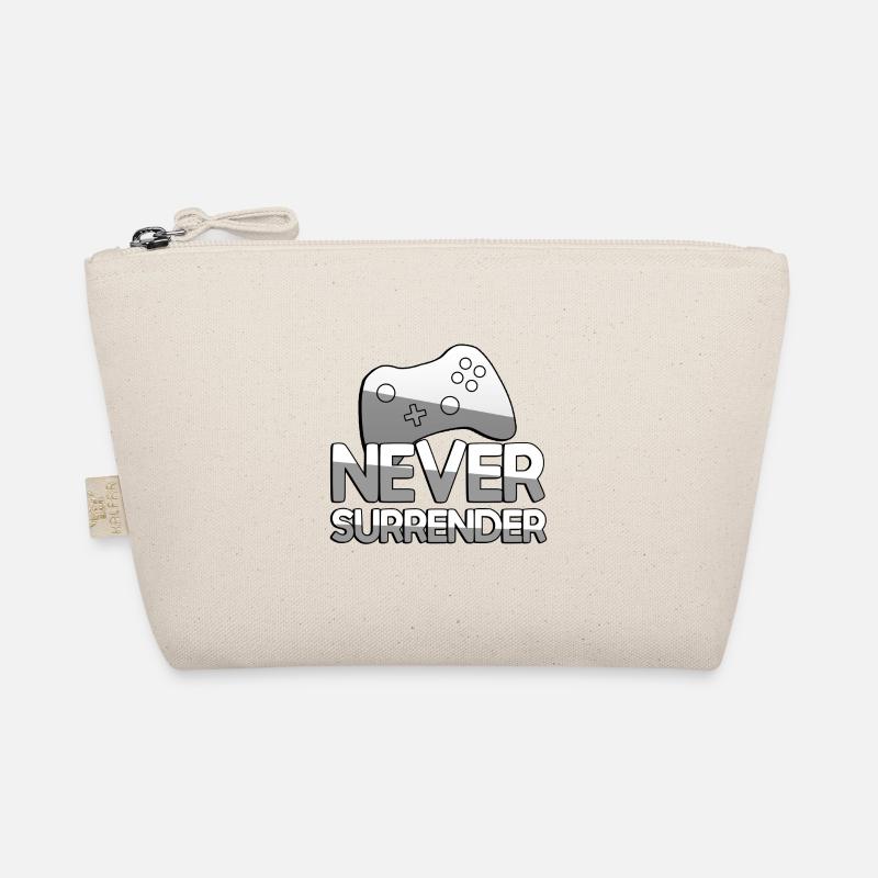 NEVER SURRENDER + Controller - Gaming Organic Pouch