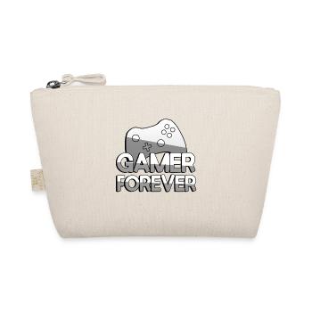 GAMER FOREVER + Controller - Gaming - Bio-Täschchen - Natur - Vorne
