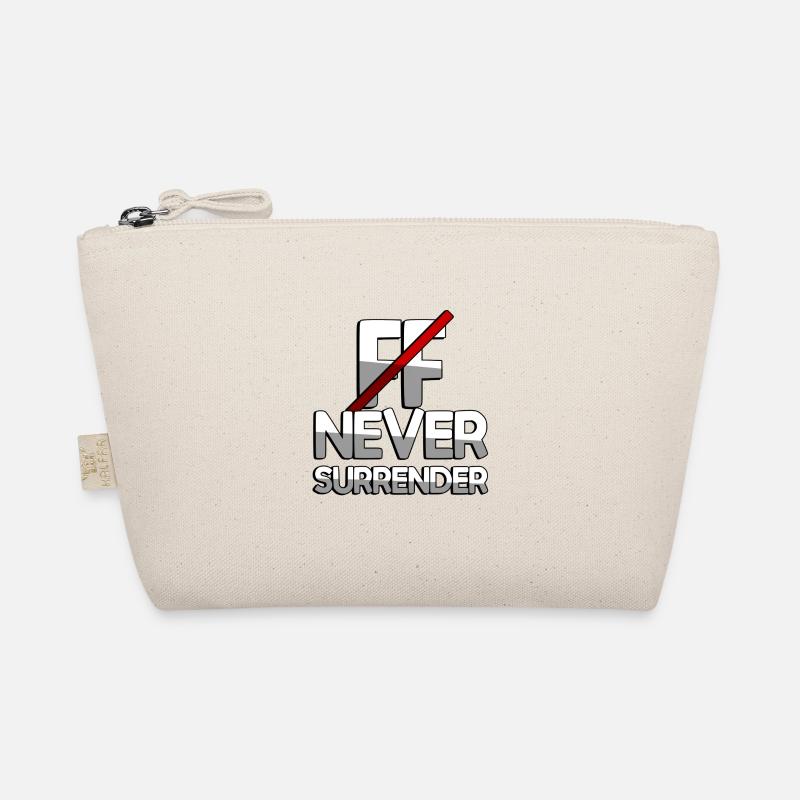NEVER SURRENDER + FF - Gaming Bio-Täschchen