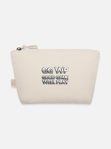 GG WP GOOD GAME WELL PLAY - Gaming - Organic Pouch - nature - Front