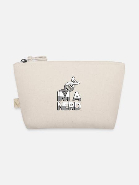 IM A NERD + DNA - Gaming - Organic Pouch - nature - Front