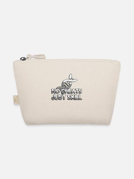 NO CHEATS JUST SKILL + DNA - Gaming - Organic Pouch - nature - Front
