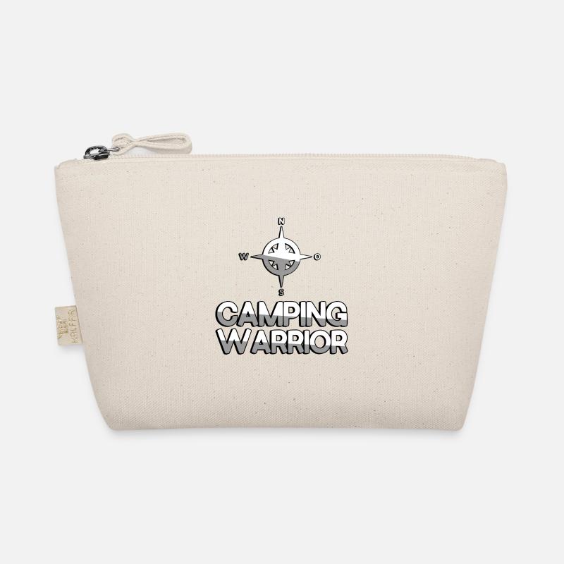 CAMPING WARRIOR + Kompass - Camping Bio-Täschchen