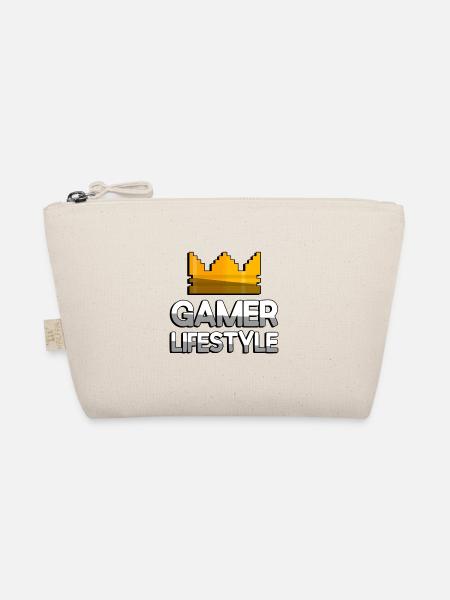 GAMER LIFESTYLE + King Crown - Gaming - Organic Pouch - nature - Front