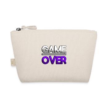 GAME OVER (Lila) - Gaming - Bio-Täschchen - Natur - Vorne