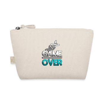 GAME OVER (Türkis) + DNA - Gaming - Bio-Täschchen - Natur - Vorne