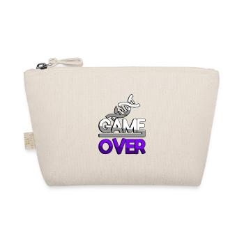 GAME OVER (Lila) + DNA - Gaming - Bio-Täschchen - Natur - Vorne