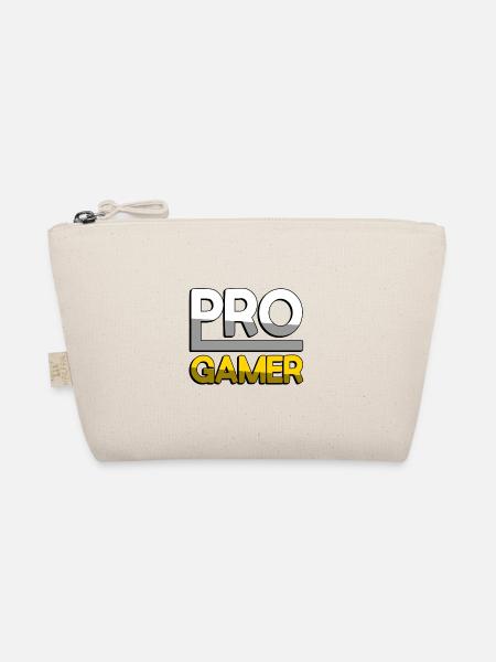 PRO GAMER (Yellow) - Gaming - Organic Pouch - nature - Front
