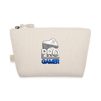 PRO GAMER (Blau) + Controller - Gaming - Bio-Täschchen - Natur - Vorne