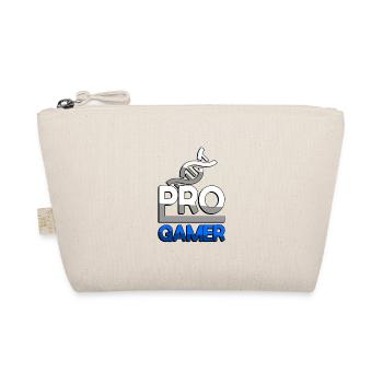 PRO GAMER (Blau) + DNA - Gaming - Bio-Täschchen - Natur - Vorne