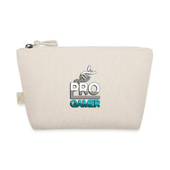 PRO GAMER (Türkis) + DNA - Gaming - Bio-Täschchen - Natur - Vorne