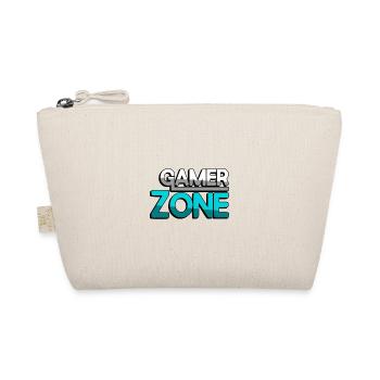 GAMER ZONE (Türkis) - Gaming - Bio-Täschchen - Natur - Vorne
