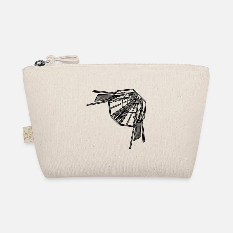 Geometric Tunnel Lines Infinity Optics Organic Pouch