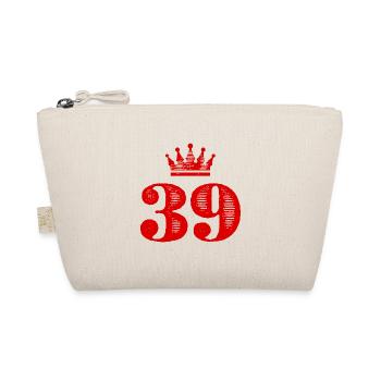 39 Number crown - Organic Pouch - nature - Front