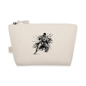 Tattoo Karate Style Sparring Partner Fighting Technique - Organic Pouch - nature - Front