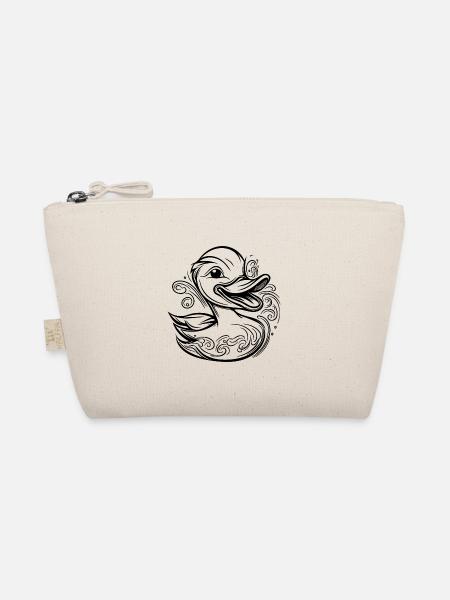 Canard nageur mignon avec un sourire amusant - Trousse biologique - nature - Devant