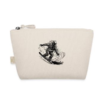 Off Road Snowboarding Jump Style Cooler Move - Organic Pouch - nature - Front