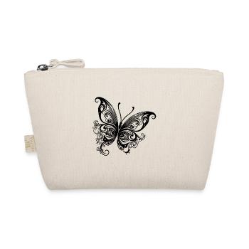Dessin papillon de style lignes et points - Trousse biologique - nature - Devant