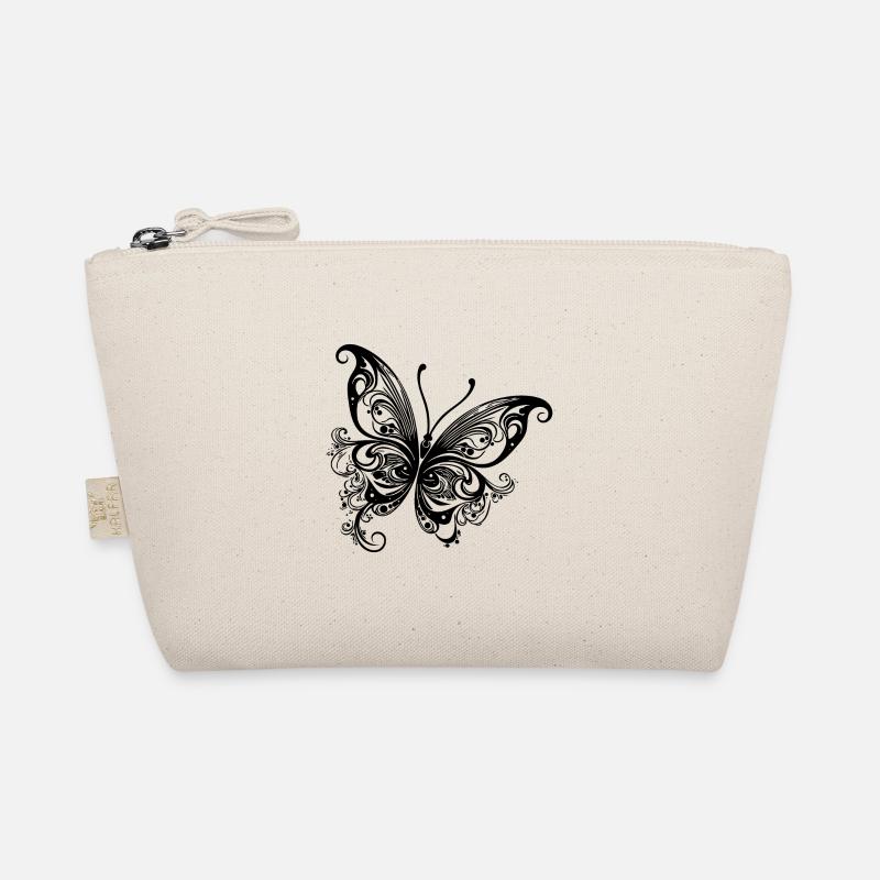 Dessin papillon de style lignes et points Trousse biologique