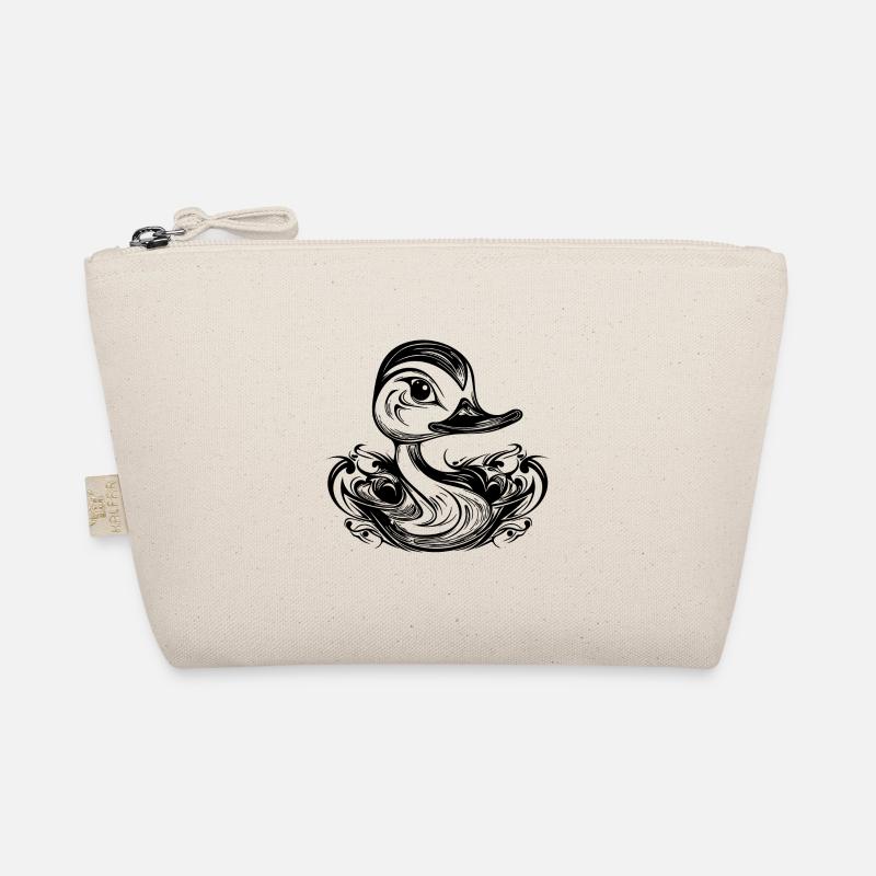 Little cute duckling with a big beak Organic Pouch